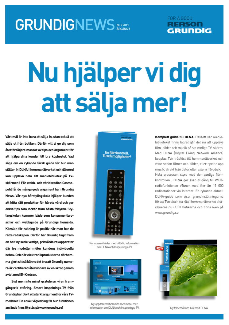 Fler guider åt folket! Läs Grundig News nr 2