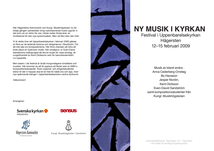 Folder Ny musik i kyrkan