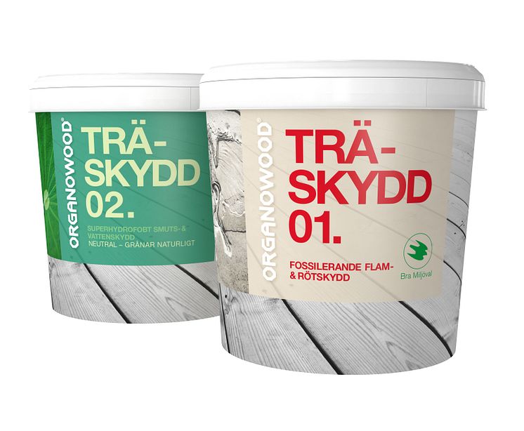 OrganoWood Träskydd 01 + 02