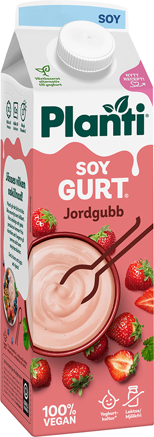 Planti Soygurt jordgubb 1000g