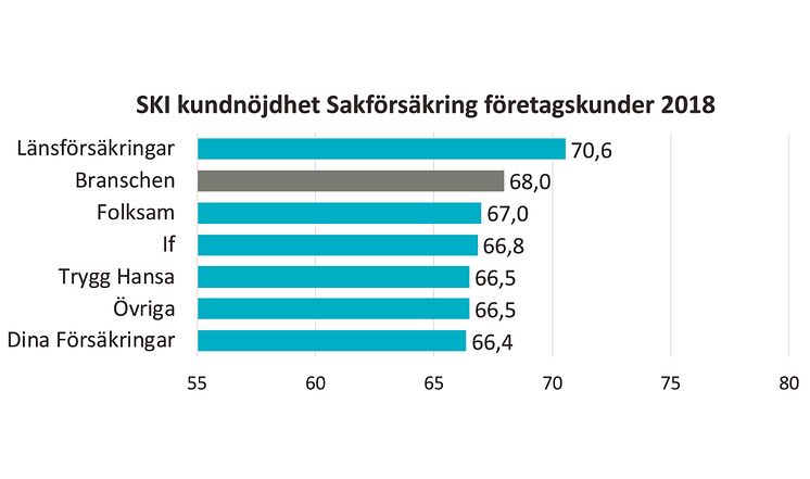 SKI kundnöjdhet Sakförsäkring B2B 2018