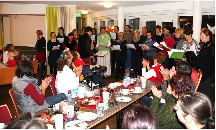 Der Gewandhaus-Chor singt im Hospiz