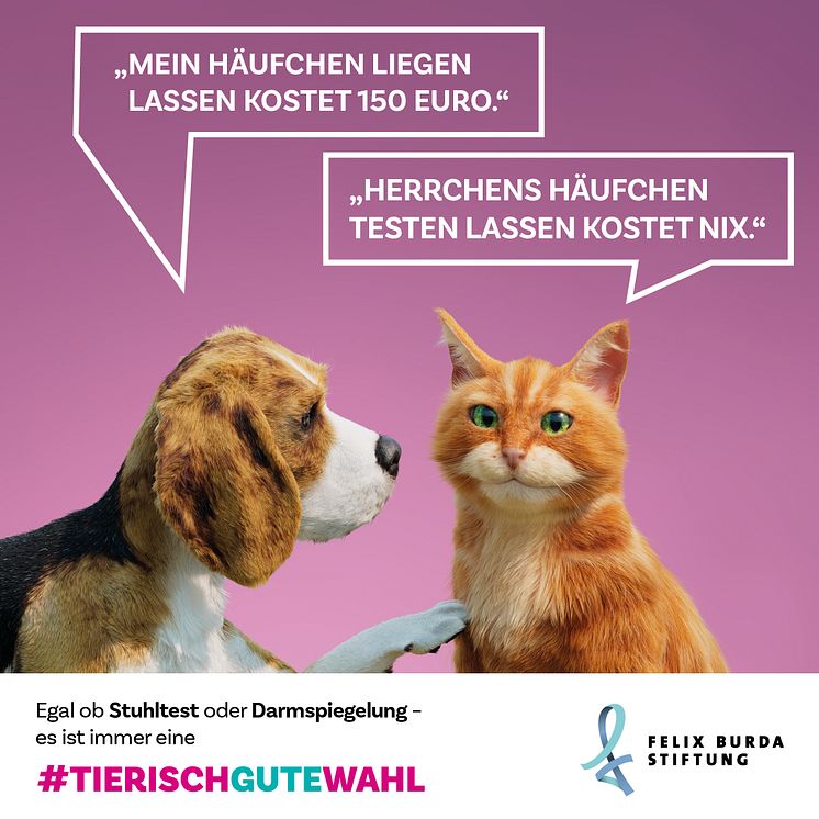 Social Media Motiv #TierischGuteWahl