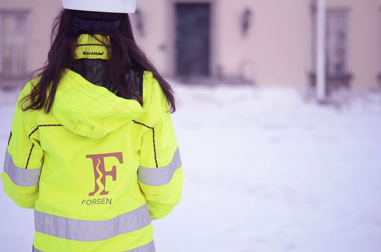 Forsen projekt- och byggleder fasadrenoveringen av Sjöhistoriska Museet