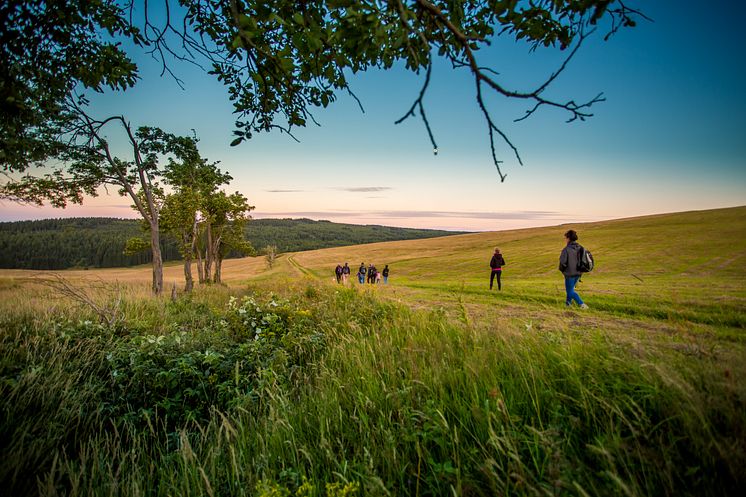 abendlicher Start zur Vollmondwanderung 