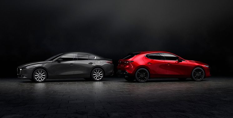 Helt nya Mazda3 Hatchback ocg Sedan