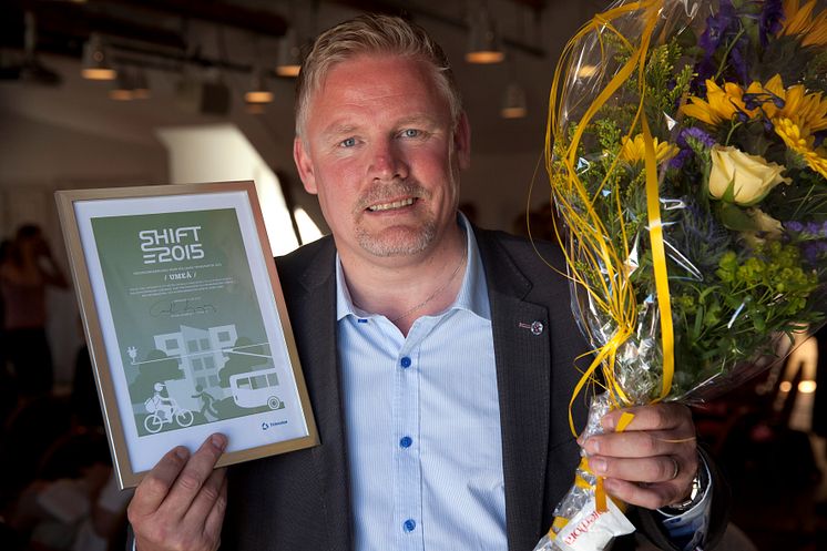 Umeå får hedersomnämnande i SHIFT2015