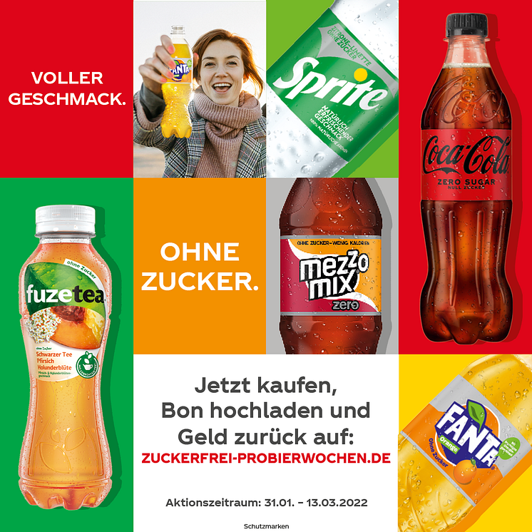 Coca-Cola Zero Sugar~-Zurück-Aktion