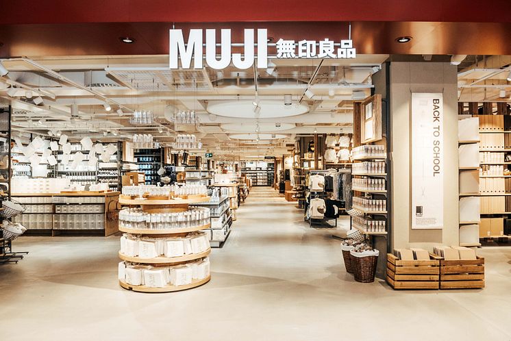 MUJI på Åhléns City Stockholm