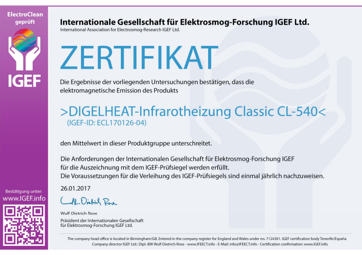 IGEF-Zertifikat