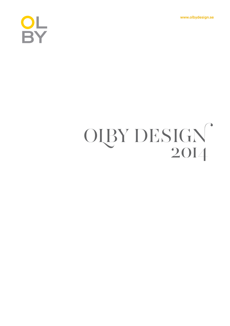 Olby Design Katalog 2014 (svenska)