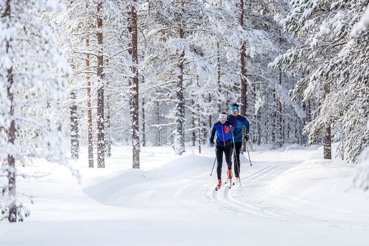 Längdåkning i Orsa Grönklitt