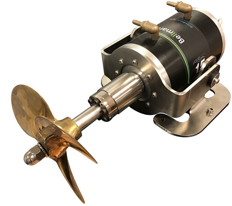 Bellmarine liquid-cooled shaft-drive motor