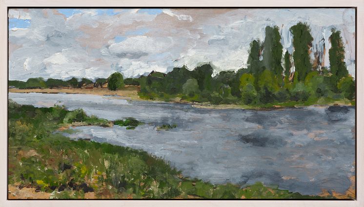 Rudolf_Nordström_Banks_of_the_Loire_River_2020_Olja_på_pannå_21,5x39,5_cm