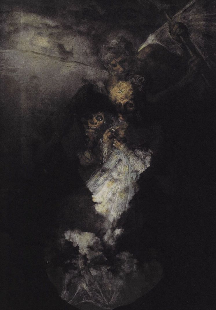 Anne Imhof: Untitled (Goya) (2021). Inkjet on paper.