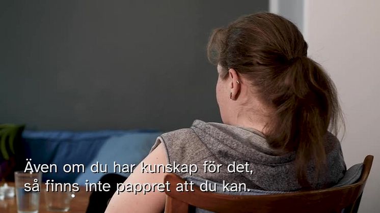 ”Jag kommer aldrig i mitt liv att få ett riktigt jobb”