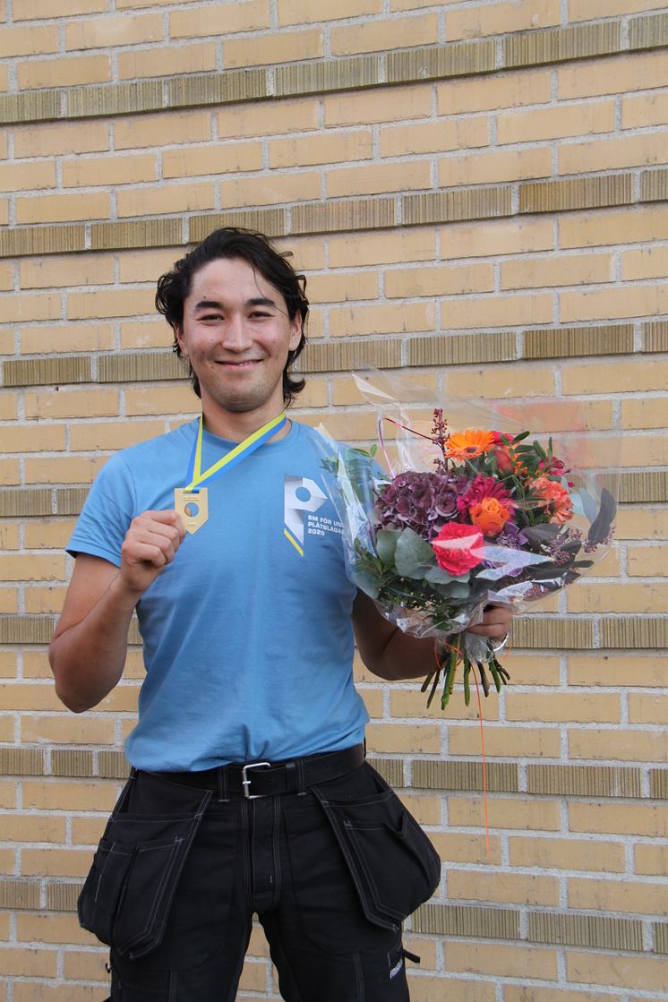 Hadi Barbari tog SM-guld i plåtslageri