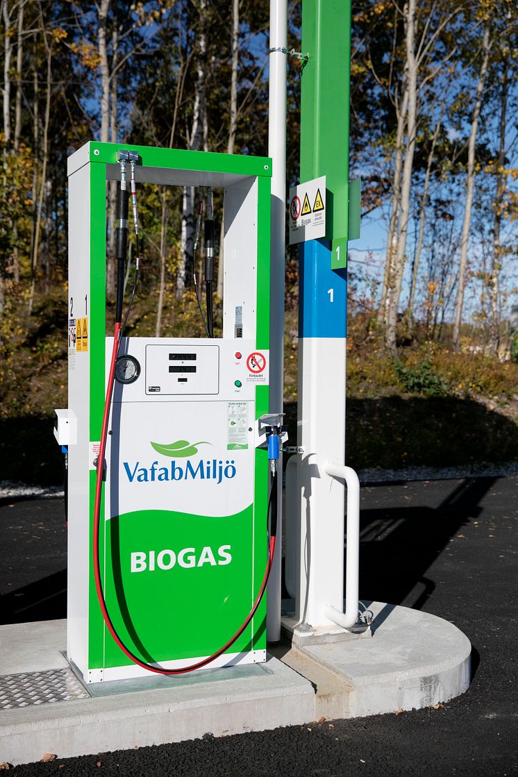 Tankning biogas