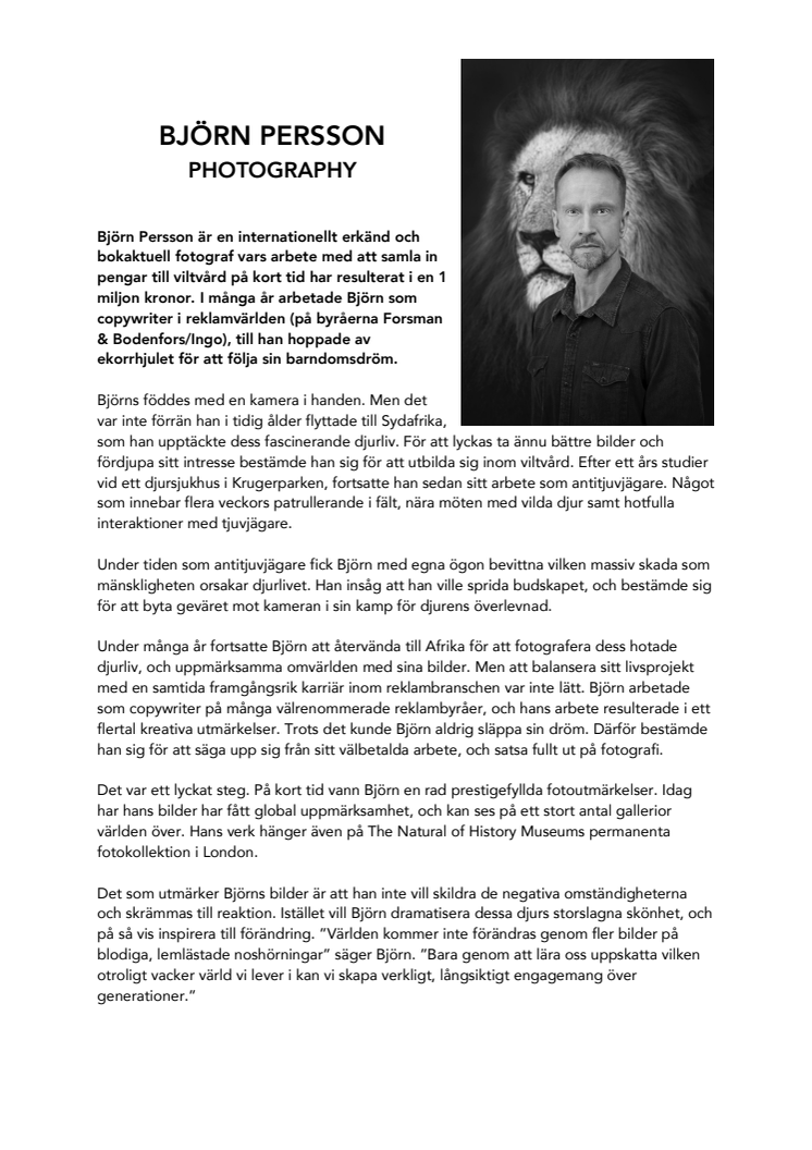 Björn Persson biografi information