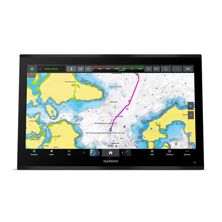 Garmin_GPSMAP 9027_Garmin Navionics+ Karten (c) Garmin Deutschland GmbH