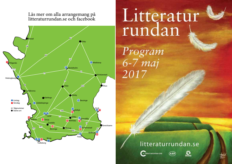Litteraturrundan Skåne 2017