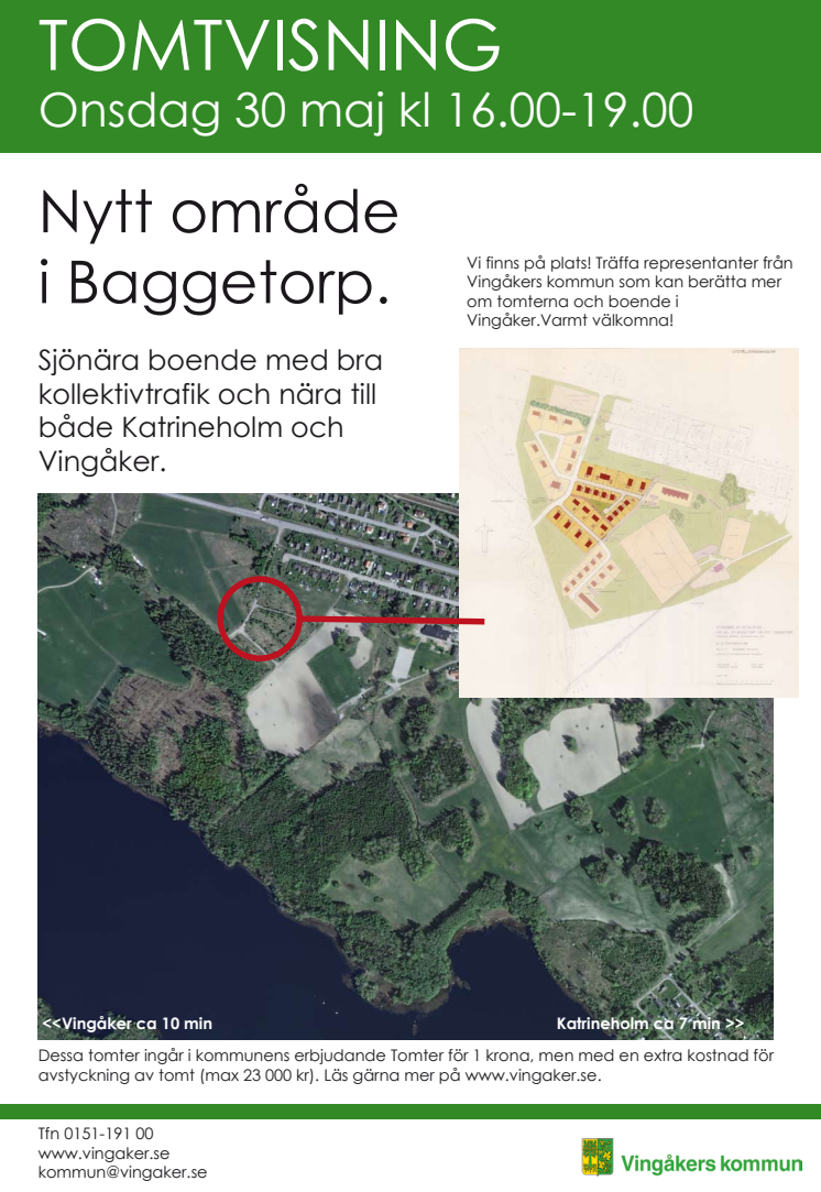 Nu visar vi nytt villaområde i Vingåker