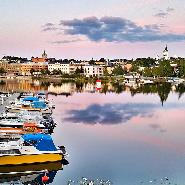 Härnösand vy från Nattviken