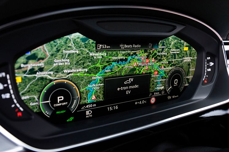 Audi A8 L TFSI e (Vesuvgrå)
