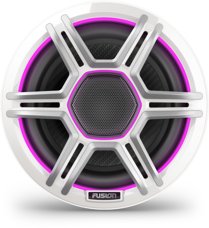 FusionApolloSpeakers_6.5inch_SportsWhite_Front_Magenta.png