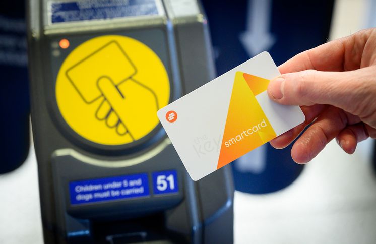 The key smartcard - now available available for free at all ticket offices 3