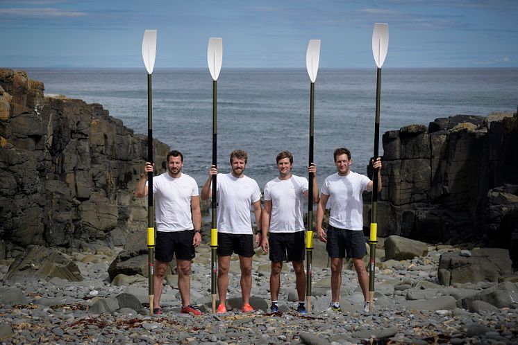 The Four Oarsmen win the Atlantic Challenge