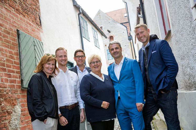 Från pressevent i Almedalen om Northvolts etablering av batterifabrik.