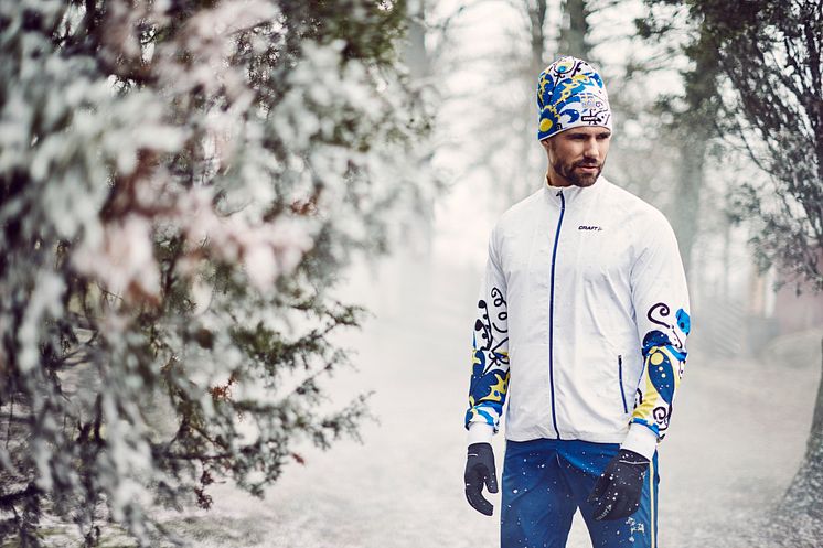 Falun XC jacket and pants, Falun knitted hat