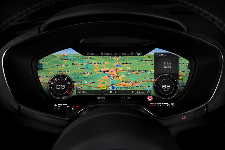 Audi virtual cockpit navigation