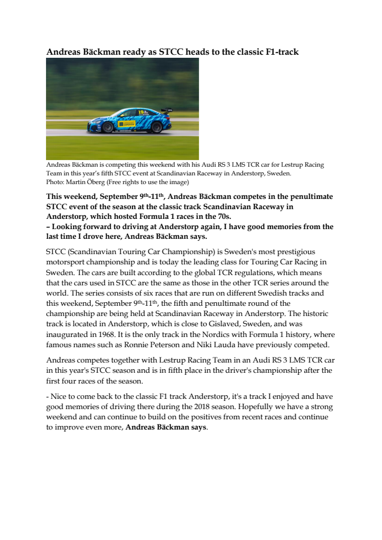 220907 ENG Pressrelease, STCC Anderstorp.pdf