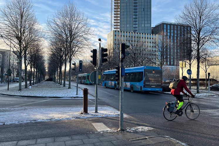 Lindholmsallén, foto Trafik Göteborg