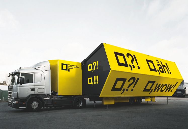 Nominerad Design S 2014, Grafisk Design: The Mobile Exhibition Lab