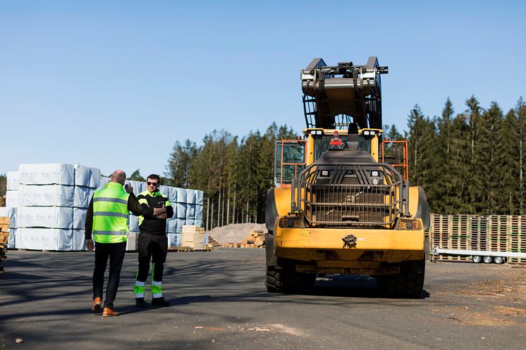 Volvo L180H High-Lift på Åsljunga Pallen