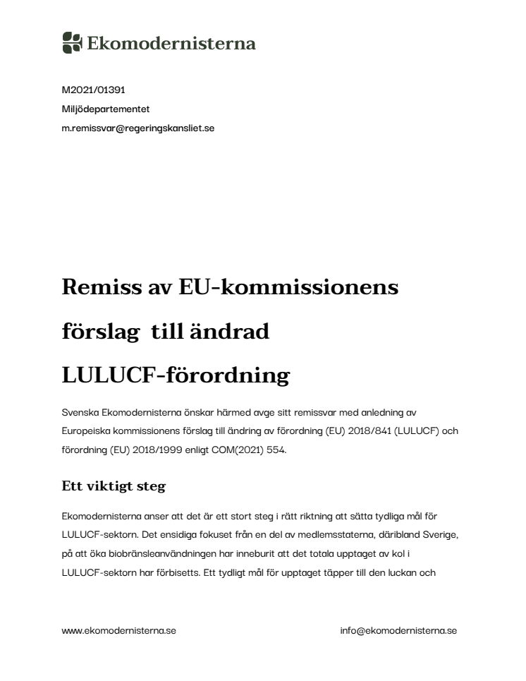 Svenska Ekomodernisternas remissvar - LULUCF - COM(2021) 554.pdf