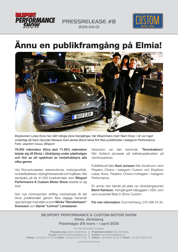  Ännu en publikframgång på Elmia! 