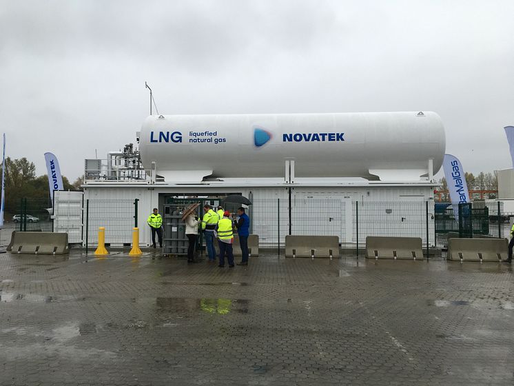 Neue LNG-Tankstelle in Rostock