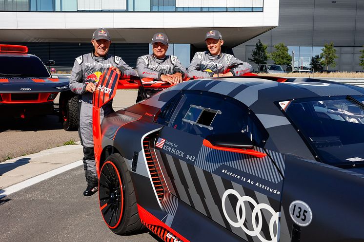 Stéphane Peterhansel, Carlos Sainz, Mattias Ekström