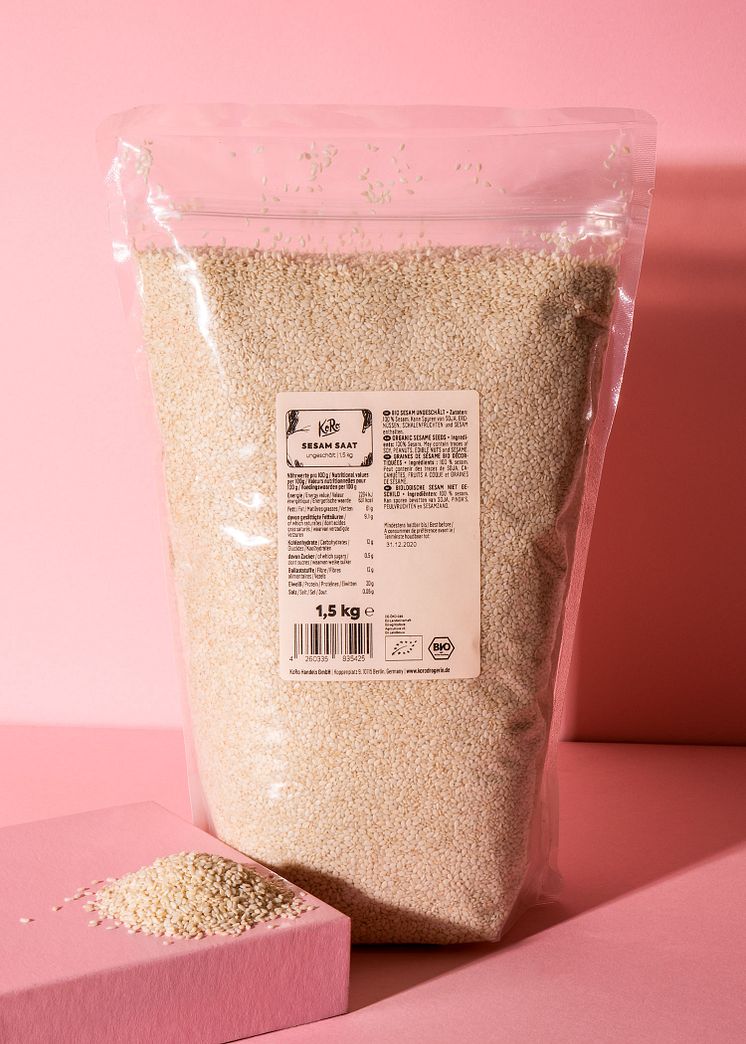 Ungeschälter Bio Sesam 1,5 kg