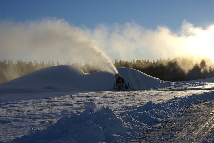 Vasaloppets snötillverkning i Oxberg (arkivbild)