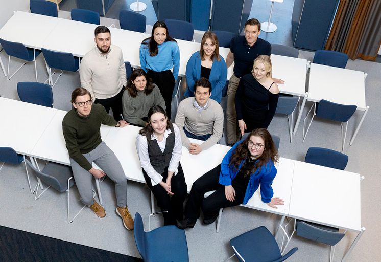 Stipendiater vid Luleå tekniska universitet som premieras stipendier från Miljöfonden.
