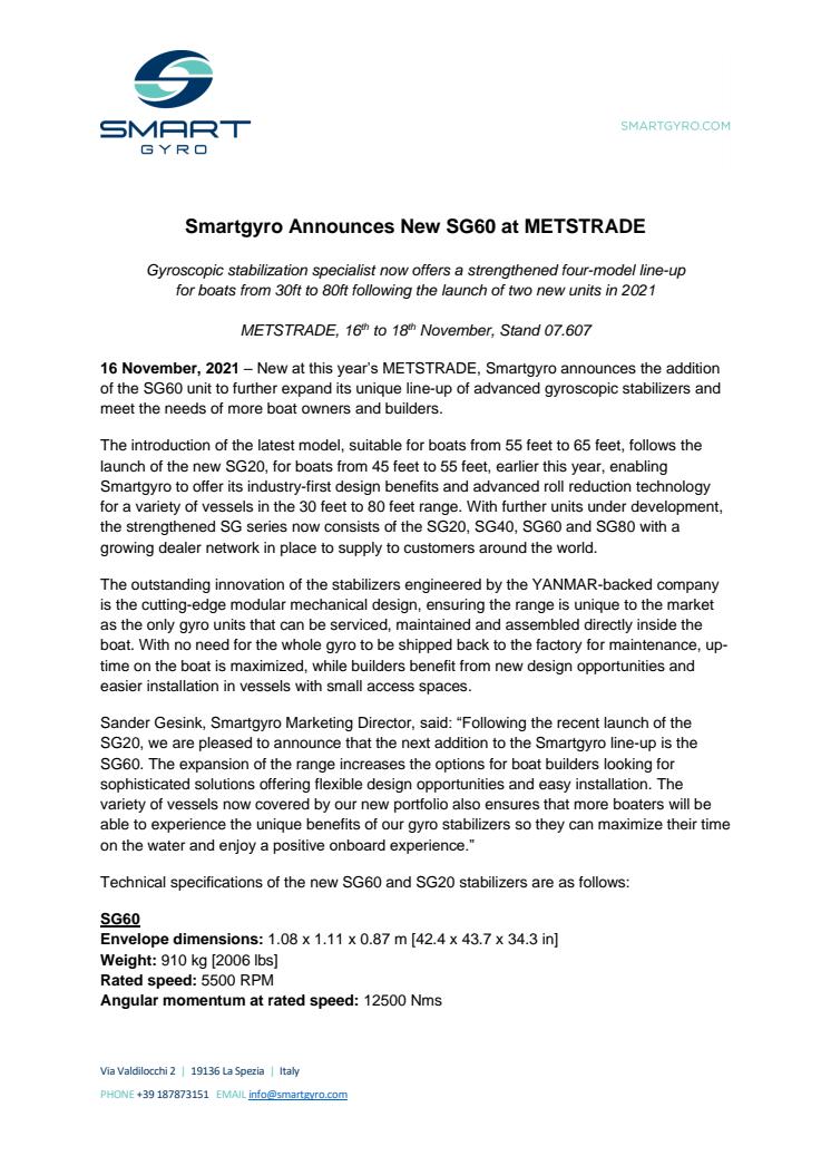 16 November 2021 - Smartgyro Announces New SG60 at METSTRADE.pdf