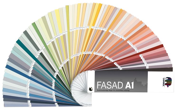 FASAD A1 - färgkarta för putsfasader