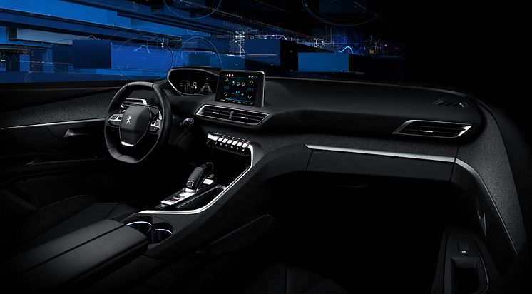 Första bilderna på Peugeots nya i-Cockpit®