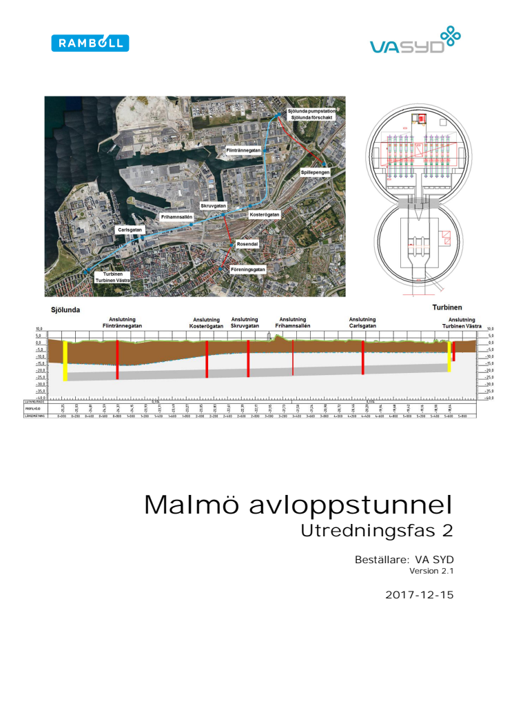 Del 1. Fördjupad utredning av en tunnel som ett alternativ (Ramböll)