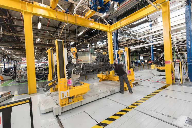 CLAAS traktorfabrik i Le Mans